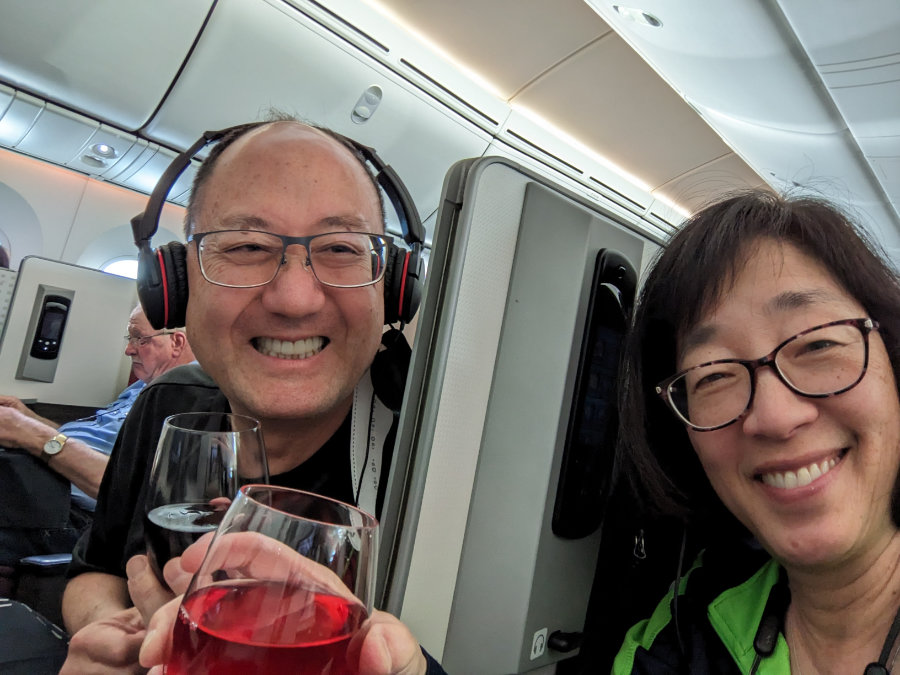 On this flight, Business Class is First Class